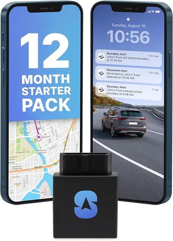 Spytec OBD GPS Tracker for Vehicles, Cars, Trucks | Anti-Theft Plug-in Car GPS Tracker | Fast 2 Second Updates, Ignition On/Off Alerts, Vehicle Movements | Fleet Monitoring | Subscription Needed in Kuwait