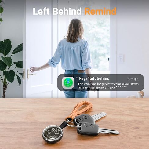 2026 New Air Tracker Tags-4 Pack Compatible with Apple Find My (iOS Only), Bluetooth Tracker Smart Tag Waterproof Key Finder Item Locator Worldwide Tracking for Keys, Wallet, Luggage, Pets in Kuwait