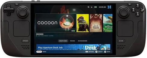Valve Steam Deck OLED 2TB Handheld Gaming Console, 7.4" HDR 90Hz Display, Wi-Fi 6E, PC Gaming, with 7-in-1 Kit: Carrying Case, Hub, Controller, 2*Protective Cases, Screen Protector, 32GB USB in Kuwait