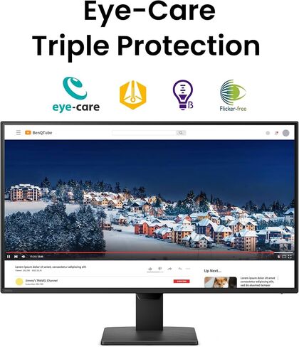 BenQ GW2790P 27" 1080p 120Hz IPS Eye-Care Home Office Monitor, TUV-Certified in Kuwait