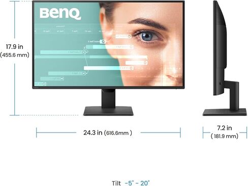 BenQ GW2790P 27" 1080p 120Hz IPS Eye-Care Home Office Monitor, TUV-Certified in Kuwait