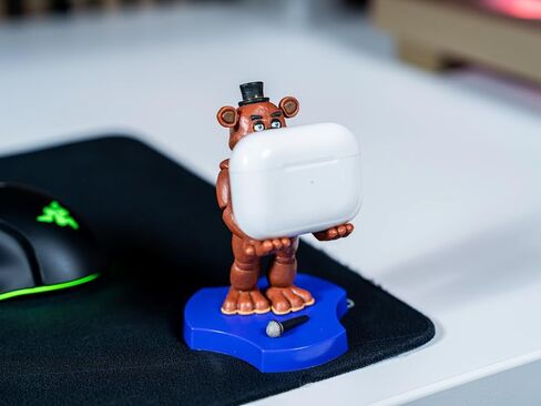 Cableguys Minis Five Nights at Freddy's Freddy Phone Stand & Earbuds Holder - Phone Holder for Desk and Bedside, Earbud Holders for Cell Phones, Earphone & Small Devices, Fun Desk Accessories in Kuwait
