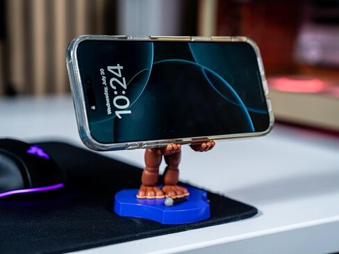 Cableguys Minis Five Nights at Freddy's Freddy Phone Stand & Earbuds Holder - Phone Holder for Desk and Bedside, Earbud Holders for Cell Phones, Earphone & Small Devices, Fun Desk Accessories in Kuwait