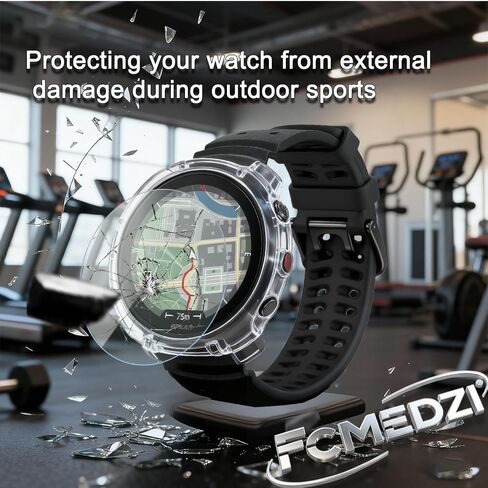 Smartwatch Screen Protector Compatible for Polar Vantage M3, Case TPU Soft Frame Cover and Tempered Glass Protective Film (Pack of 3+2) in Kuwait