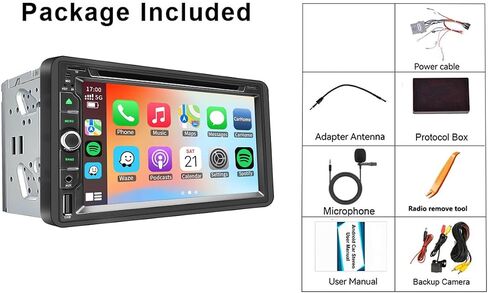 Car Radio Stereo DVD CD for Chevy Silverado SSR Tahoe Suburban Avalanche Impala GMC Sierra Yukon 2003-2006/Colorado Canyon 2004-2012/with CarPlay Android Auto Navi Backup Camera in Saudi Arabia