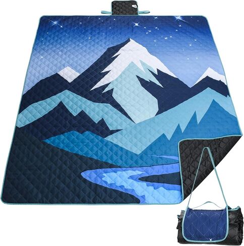 Catalonia Waterproof Picnic Blanket, Extra Large 70 x 80 Inch Outdoor Mat in Saudi Arabia