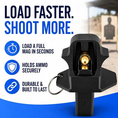 Magazine Speed Loader for Glock 43X & 48X 9mm | 2-Pack | Made in The USA in Saudi Arabia