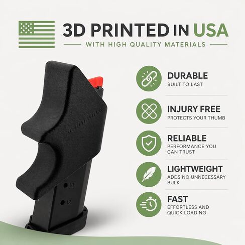Speed Loaders for Beretta 92FS 9mm Magazines | Quick Load Assist Tool | Thumb Saver Magazine Loader | Durable Range Reload Accessory | 2 Pack in Saudi Arabia