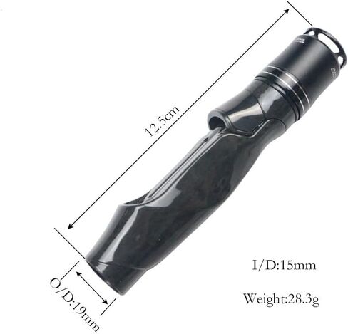 1pcs New Carbon Fiber Spinning Reel Seat Casting Reel Seat Fishing Rod Building Component Rod DIY Repair Accessores in Kuwait