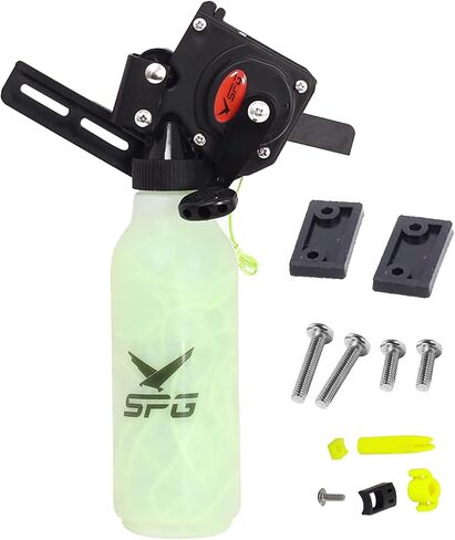 Bowfishing Reel for Recurve and Compound Bow, Bottle Style Bow Fishing Reel Kits with 40 Meters Smooth Dacron Line for Small and Big Fish (Fishing Reels Kits) in Kuwait
