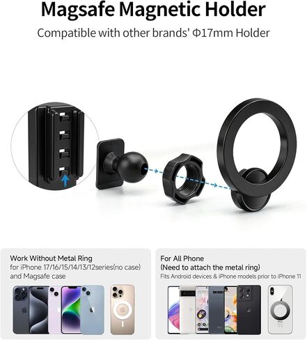 Car Phone Holder for Chevrolet Trailblazer 2021-2023 Magsafe Accessories in Kuwait