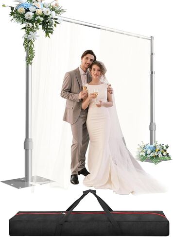 10x10ft Pipe and Drape Backdrop Stand Kit Heavy Duty in Saudi Arabia