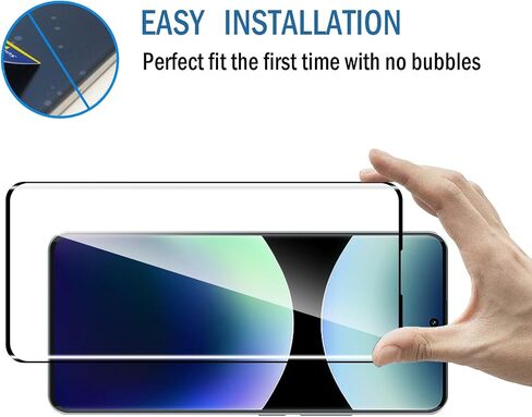 2+2 Pack 3D Screen Protector for Redmi Note 14 Pro+ 5G with Camera Lens Protector,3D Full Coverage HD Clear Scratch Resistant,Bubble-Free for Xiaomi Redmi Note 14 Pro Plus 5G Screen Protector in Kuwait