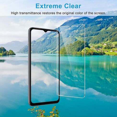 LYWHL 3 Pack for Samsung Galaxy A23 5G Screen Protector, Tempered Glass HD Clear 9H Hardness Protector Film for Galaxy A23 6.6", Anti Scratch Bubble Free Easy Install Case Friendly - Transparent in Kuwait
