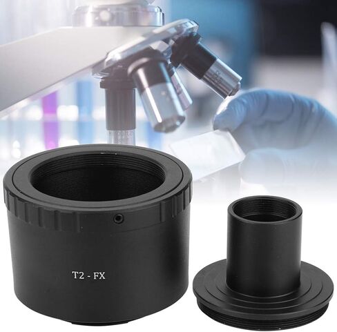 Metal Microscope Adapter Ring for Fuji FX Mount Camera with M42 Mount for Recording Images, Heavy Duty Material, for Microscope Lovers in Kuwait