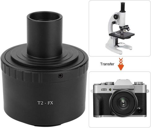 Metal Microscope Adapter Ring for Fuji FX Mount Camera with M42 Mount for Recording Images, Heavy Duty Material, for Microscope Lovers in Kuwait