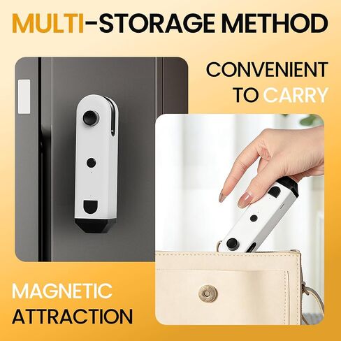 Upgraded 4 in 1 Mini Bag Sealer, Rechargeable Chip Bag Sealer Heat Seal with Cutter, Bottle Opener, Flash-light and Magnet, Portable Handheld Bag Resealer for Plastic Bags Snack & Food Storage in Saudi Arabia