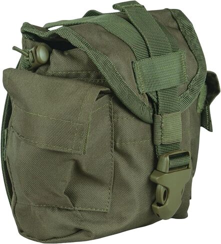 FOX OUTDOOR PRODUCTS Modular Any 1 Quart Canteen Cover - Multi-Purpose Tactical Backpack Pouch w/Pockets, 6.5" x 5.5" x 3.5" in Kuwait