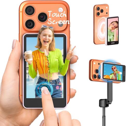 SYNCO Touchscreen Selfie Monitor Screen for iPhone 7-17 Series（White） in Kuwait