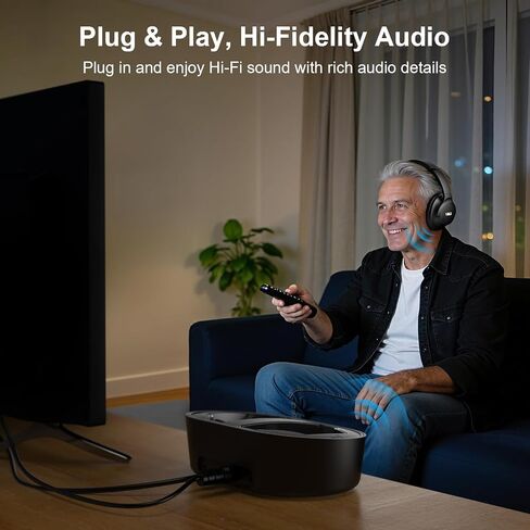 1Mii ClearLinkTV H3 Wireless Headphones for TV Watching for Seniors in Kuwait