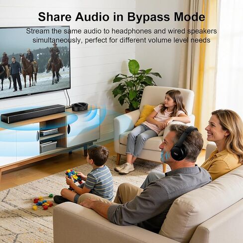 1Mii ClearLinkTV H3 Wireless Headphones for TV Watching for Seniors in Kuwait