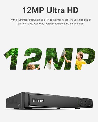 ANNKE 12MP 8CH PoE Network Video Recorder for Security IP Camera, No HDD in Kuwait