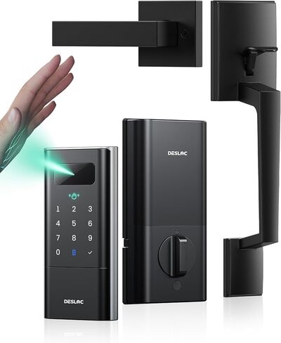 Desloc Palm Vein Smart Lock Handle Set, K140 Plus WiFi Keypad Deadbolt in Kuwait