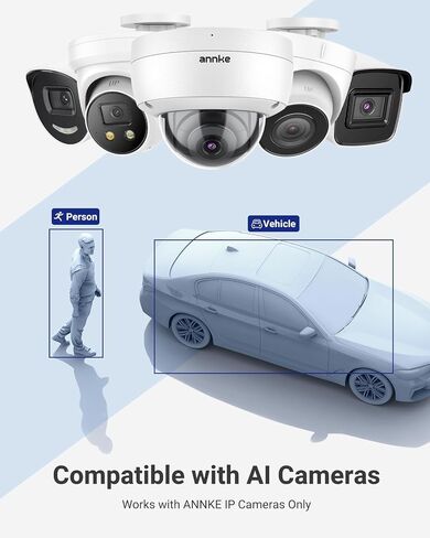 ANNKE 12MP 8CH PoE Network Video Recorder for Security IP Camera, No HDD in Kuwait