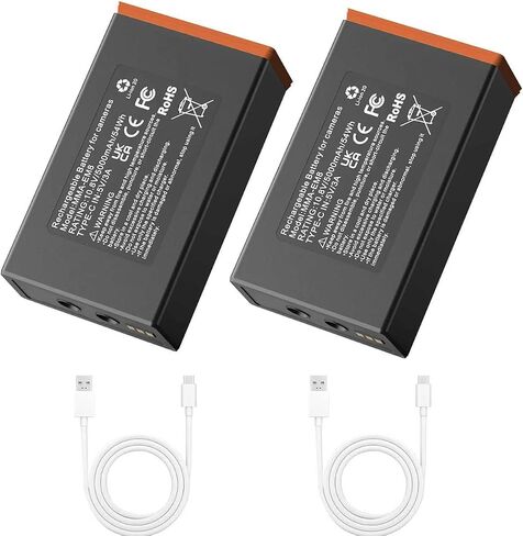 Rechargeable Battery for Moultrie Edge Series Trail Cameras, 5000mAh 54Wh Replacement Battery Pack for Moultrie Edge & Edge Series Hunting Cameras (2 Pack) in Kuwait