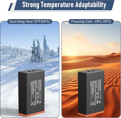 Rechargeable Battery for Moultrie Edge Series Trail Cameras, 5000mAh 54Wh Replacement Battery Pack for Moultrie Edge & Edge Series Hunting Cameras (2 Pack) in Kuwait