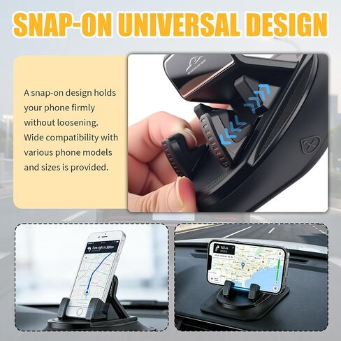 360° Rotatable Car Dashboard Phone Holder Anti-Shake in Kuwait