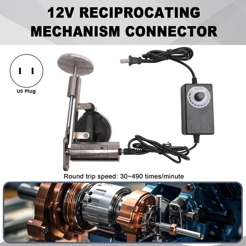 Reciprocating Telescopic Motor 39mm Stroke 2 kg Thrust 60mm Cup in Kuwait