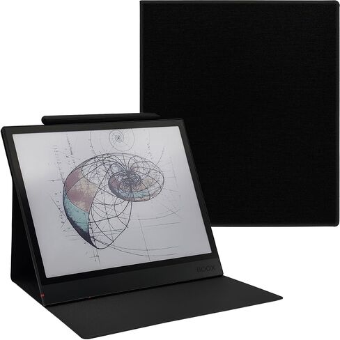 Magnetic Stand Case for Onyx Boox Note Air 5 C/Note Air 4 C/Note Air 3 C (2025/2024/2023 Released) Ultra-Thin Lightweight Leather Cover with Auto Sleep/Wake & Magnetic Closure (Cloth Black) in Kuwait