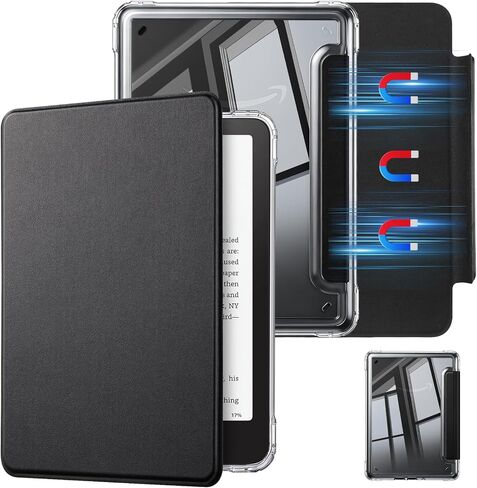 CoBak Detachable Magnetic Case for 7" Kindle 12th Gen 2024,Black in Kuwait