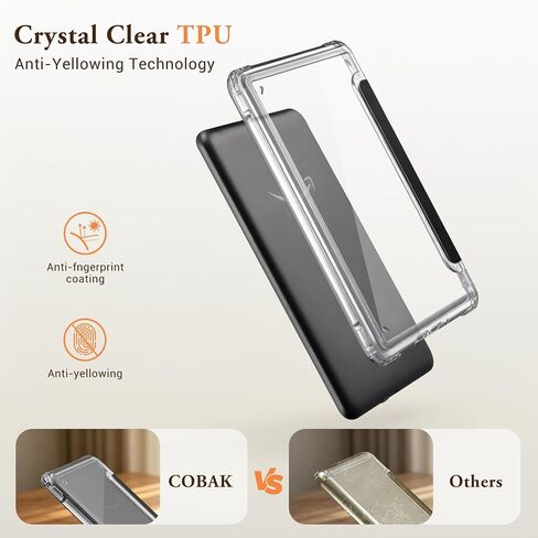 CoBak Detachable Magnetic Case for 7" Kindle 12th Gen 2024,Black in Kuwait