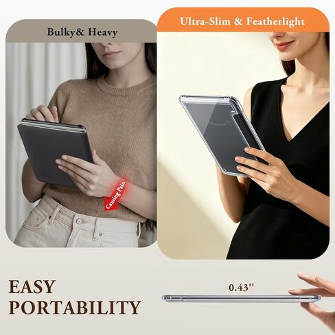 CoBak Detachable Magnetic Case for 7" Kindle 12th Gen 2024,Black in Kuwait