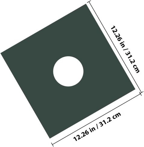 5pcs Protective Vinyl Record Sleeves for 12-inch Albums, Paper Material Anti-Fingerprint and Easy to Open Features, for Vinyl Record Collection Storage and Preservation in Kuwait