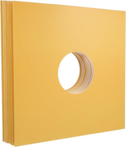 HEMOTON 10pcs Vinyl Record Outer Sleeve Kraft Paper Album Sleeve Cover for Vinyl Records Easy to Use and Provides Collection Uncluttered Look for Media Storage in Kuwait
