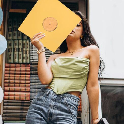 HEMOTON 10pcs Vinyl Record Outer Sleeve Kraft Paper Album Sleeve Cover for Vinyl Records Easy to Use and Provides Collection Uncluttered Look for Media Storage in Kuwait