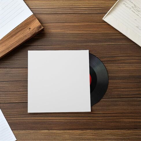 Veemoon 10pcs Vinyl Record Sleeves for 12 Inch Albums, Kraft Paper Protective Outer Covers with Static Protection and Effortless Organization, Storage Bags for Vinyl Records and Albums in Kuwait