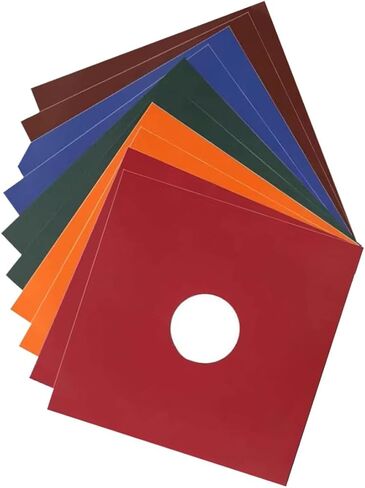 Vinyl Record Outer Sleeves Sturdy and Easy to Open 5pcs Inch Paper Protective Album Covers Vinyl Record Storage Sleeves in Kuwait