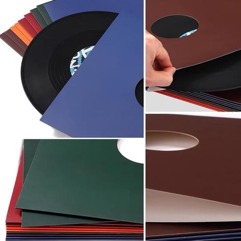 Vinyl Record Outer Sleeves Sturdy and Easy to Open 5pcs Inch Paper Protective Album Covers Vinyl Record Storage Sleeves in Kuwait