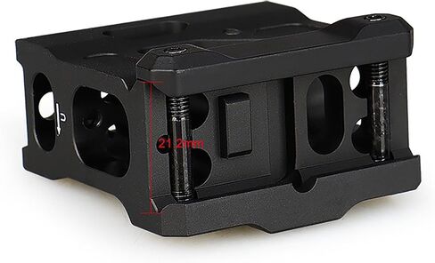 YSS Optic Riser Mount 2.26" Centerline Height Suitable M5 H1 H2 T1 T2 Red Dot Riser Mount Stand for Picatinny Rail Black in Kuwait