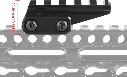 5 Slots Picatinny Rail Riser Mount, Mini Optic Riser Mount for Red Dot in Saudi Arabia