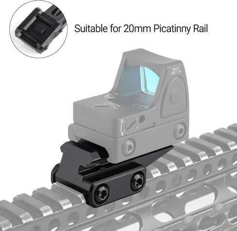 5 Slots Picatinny Rail Riser Mount, Mini Optic Riser Mount for Red Dot in Saudi Arabia