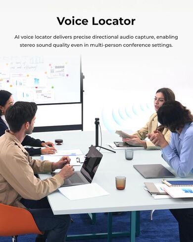 OBSBOT Tiny 3 Lite AI-Powered Spatial Audio 4K Webcam - Compact AI Tracking in Kuwait