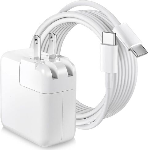 MacBook Pro Charger,96W MacBook Air Charger Fast Charging USB C Laptop Power Adapter,10FT Quick USB C Charging Cord for Mac Book Pro 16/15/14/13inch 2024/2023/2022/2021/2020/2019/M1 M2 M3 Mac Book Air in Saudi Arabia