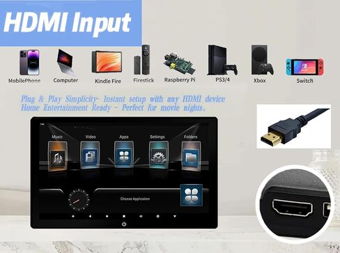 4K Android 13 Portable Car TV Headrest Monitor Back Seat,10.1 Inch Touch Screen Tablet Portable Multi-Media Video Player,Support Phone Wireless Mirror Link,WiFi USB/SD Card & 2G+32GB 1PCS in Kuwait