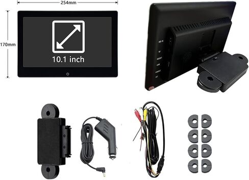 4K Android 13 Portable Car TV Headrest Monitor Back Seat,10.1 Inch Touch Screen Tablet Portable Multi-Media Video Player,Support Phone Wireless Mirror Link,WiFi USB/SD Card & 2G+32GB 1PCS in Kuwait
