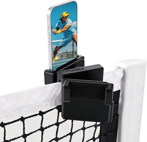 Tennis Net Phone Holder, 3D Printed Dual-View Camera Mount in Kuwait